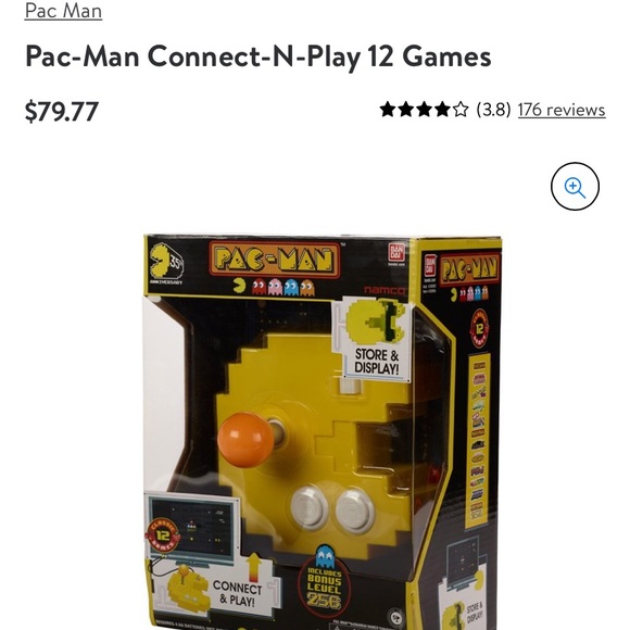 Pac Man Connect & Play/No Box/No instructions - Picture 4 of 5